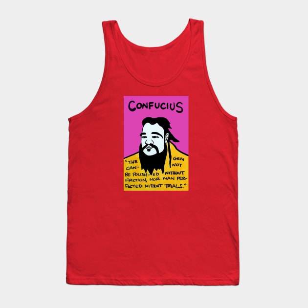 Confucius Tank Top by krusefolkart